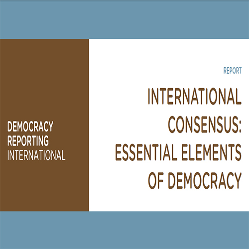 Aperçu de International Consensus: Essential Elements of Democracy