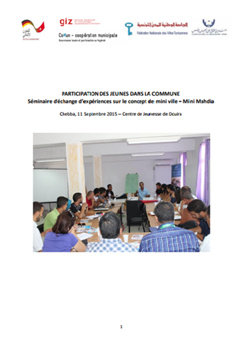 Aperçu de Participation des jeunes dans la commune séminaire d’échange d’expériences sur le concept de mini ville