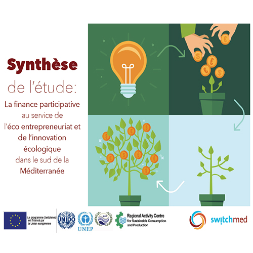 Aperçu de Synthèse de l’étude: La finance participative au service de l’éco-entrepreneuriat et de l’innovation écologique dans le sud de la Méditerranée