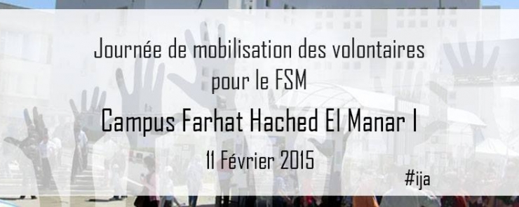 FSM 2015: Mobilisation des volontaires