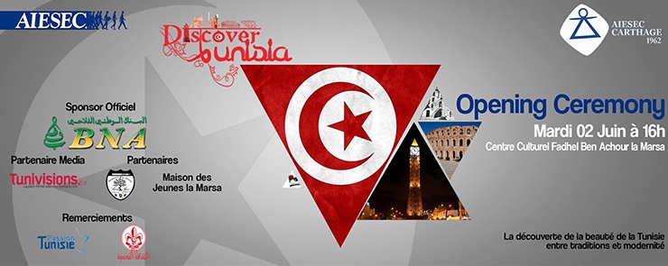 La cérémonie d’ouverture du projet Discover Tunisia