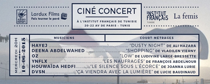 Ciné-concert à l’Institut français de Tunisie