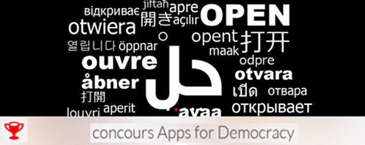 Conférence de presse: Lancement du concours “Apps For Democracy”