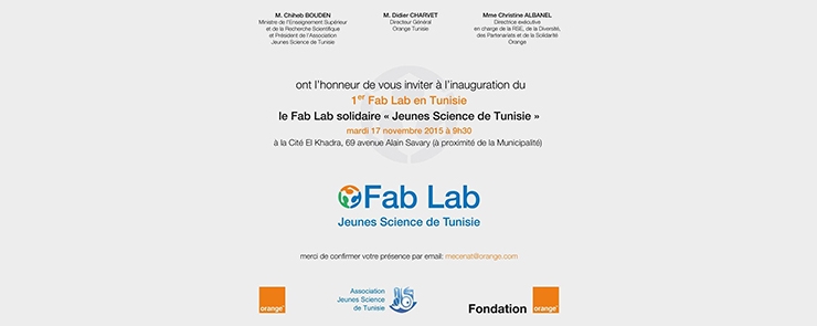 Inauguration du 1er Fab Lab en Tunisie