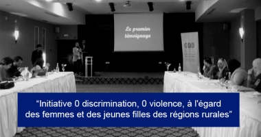 Initiative 0 violence – 0 discrimination à l’égard des femmes et des jeunes filles en régions rurales