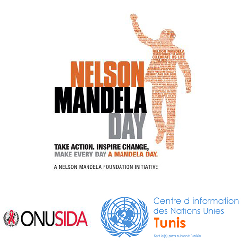 le Centre d’Information des Nations Unies (CINU) et ONUSIDA lancent un appel à participations pour la journée Internationale Nelson Mandela