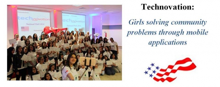 Girls solving community problems through mobile applications
