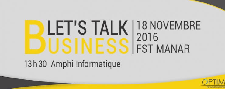 Let’s talk business | Conférence par Optima