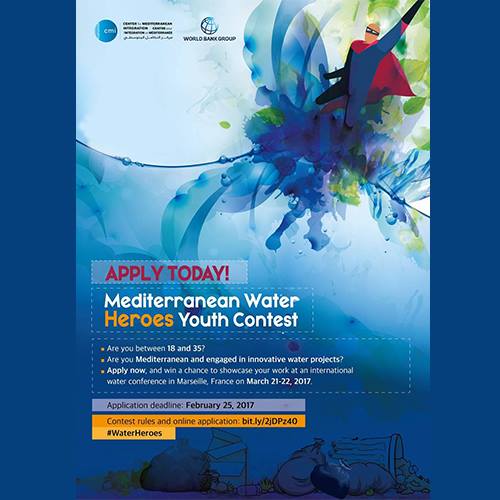 The World Bank Group lance un appel à candidature pour le Mediterranean Water Heroes Youth Contest