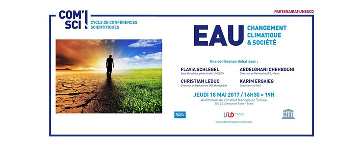Conférence Com’Sci : “Eau, changement climatique et société”
