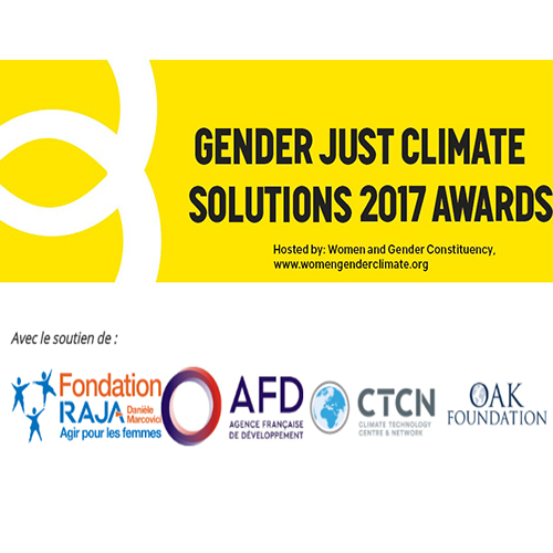 L’AFD en partenariat avec la Women and Gender Constituency lance un appel à candidature pour le Prix Solutions Genre et Climat 2017-COP23