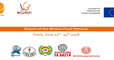 Report of the WeGov Final Seminar (Tunis, June 23rd -24th 2018)