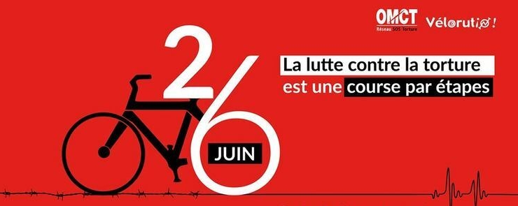 بسكل ضد التعذيب A vélo pour lutter contre la torture!