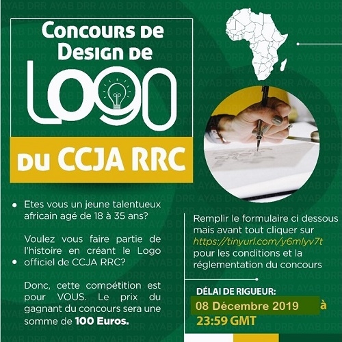Le Conseil Consultatif de la Jeunesse Africaine pour la Réduction des Risques de Catastrophe (CCJA RRC) lance un concours de design de logo