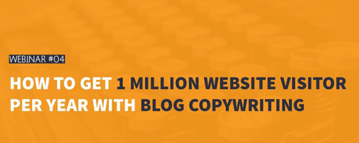 How to get 1 million website visitor/year with blog copywriting