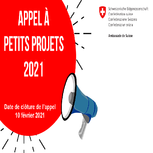 Appel à petits projets pour l’année 2021 – L’Ambassade de Suisse en Tunisie