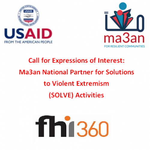 Call for Expressions of Interest (Ma3an) – FHI360