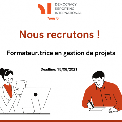 Formateur.trice en gestion de projets (Tunisie)-DRI Tunisie