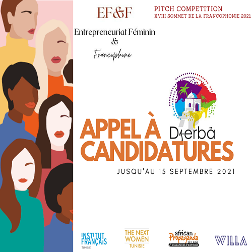 Concours de Pitchs   Sommet de La Francophonie, Djerba 2021