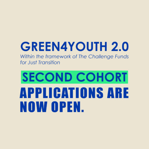 Call For applications : Second cohort of Green4Youth