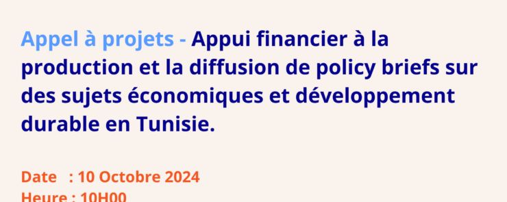 Session d’information à Béja pour la société civile du nord-ouest : Appel à Projets pour la Production et la Diffusion de Policy briefs en Tunisie