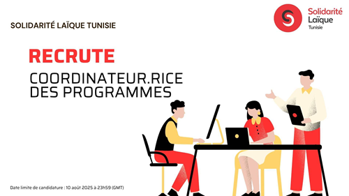 Coordinateur.rice des programmes- Solidarité Laïque Tunisie 