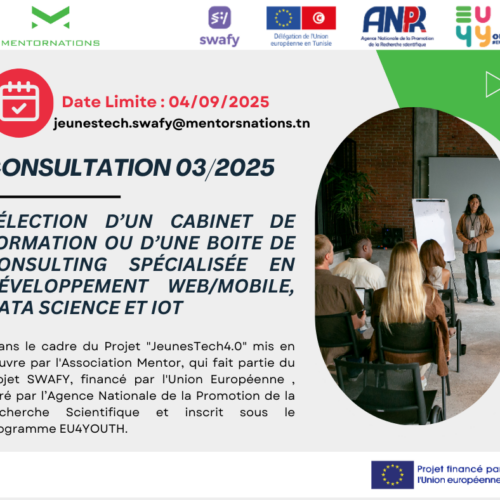 Cabinet de formation ou d’une société de consulting spécialisée en développement web/mobile, Data Science et IoT-Association MentorNations