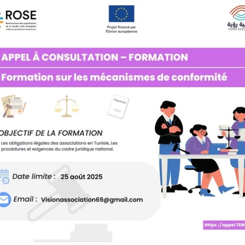 APPEL À CONSULTATION – FORMATION-Association Vision