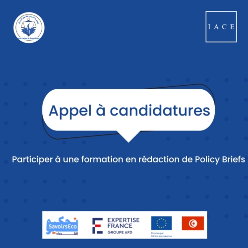 Appel à candidatures – Participer à une formation en rédaction de Policy Briefs