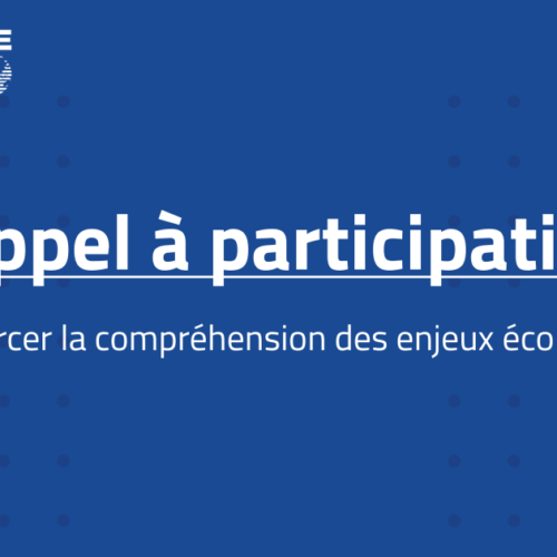 Appel à participation | Renforcer la compréhension des enjeux économiques-IACE