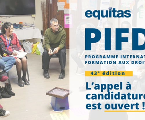43e Édition du Programme International de Formation aux Droits Humains (PIFDH) 