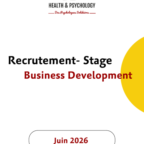 Stage – Business Development Health & Psychology 