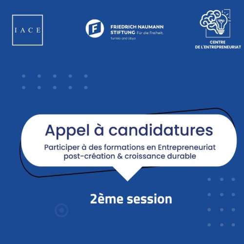 Appel à candidatures | Participer à des formations en Entrepreneuriat post-création & croissance durable-IACE