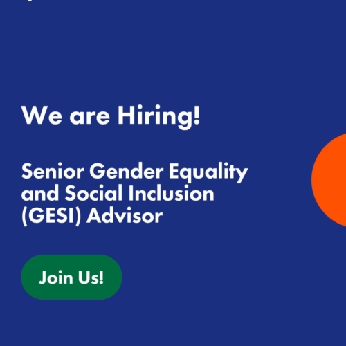 Senior Gender Equality and Social Inclusion (GESI) Advisor-SPARK